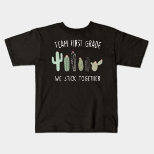 Cactus School Shirt First Grade Kids T-Shirt